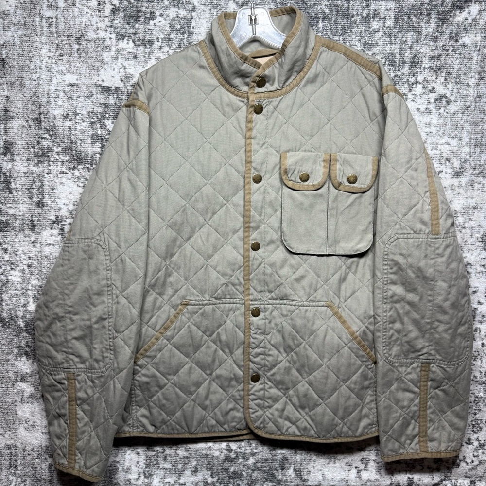 Vintage Orvis Men’s XL Hunting Field Chore Coat Barn Jacket Gray Pockets RARE